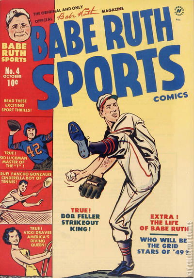 Babe Ruth Sports Comics 4 Published October 1949 Key
