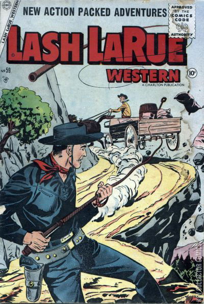 Lash La Rue Western 59 Published March 1956 Key Coll