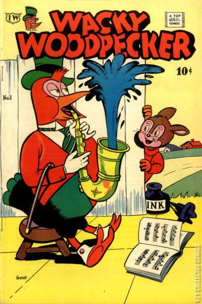 Wacky Woodpecker 1 Published January 1958 Key Collec