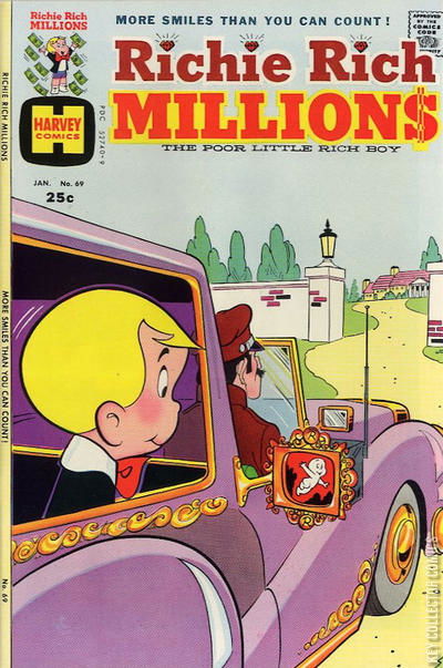 Richie Rich Millions 69 Published December 1969 Key