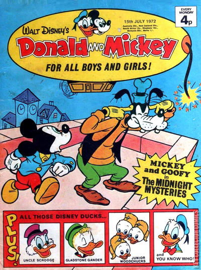 Donald Mickey 18 Published January 1972 Key Collec