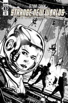 Variant Cover for Star Trek: Strange New Worlds - The Scorpius Run #3