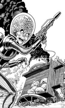 Variant Cover for Mars Attacks / Red Sonja #1