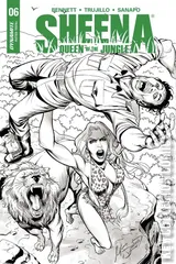Variant Cover for Sheena, Queen of the Jungle #6
