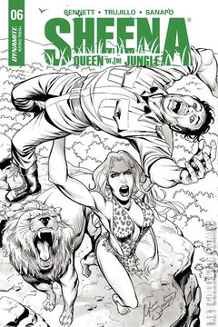 Variant Cover for Sheena, Queen of the Jungle #6