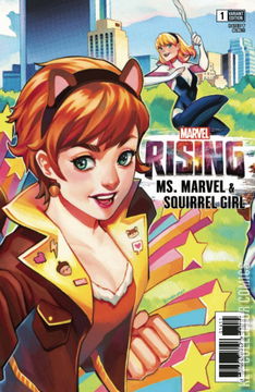 Variant Cover for Marvel Rising: Ms. Marvel / Squirrel Girl #1