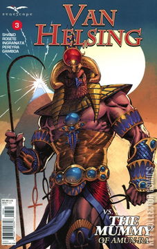 Variant Cover for Van Helsing vs. The Mummy of Amun-Ra #3