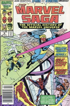 Variant Cover for Marvel Saga: The Official History of the Marvel Universe #8