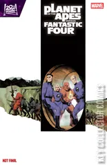 Variant Cover for Planet of the Apes Versus Fantastic Four #2