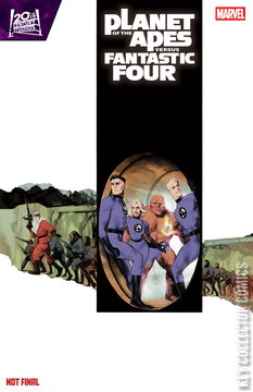 Variant Cover for Planet of the Apes Versus Fantastic Four #2
