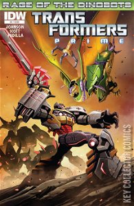 Transformers: Prime - Rage of the Dinobots #4