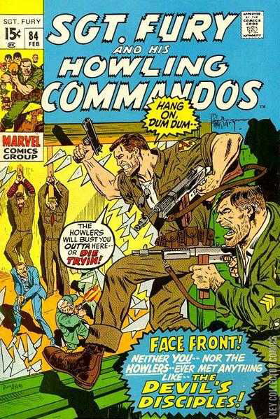 Cover art for Sgt. Fury and His Howling Commandos #84