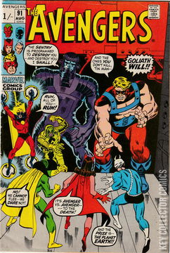 Variant Cover for Avengers, The #91