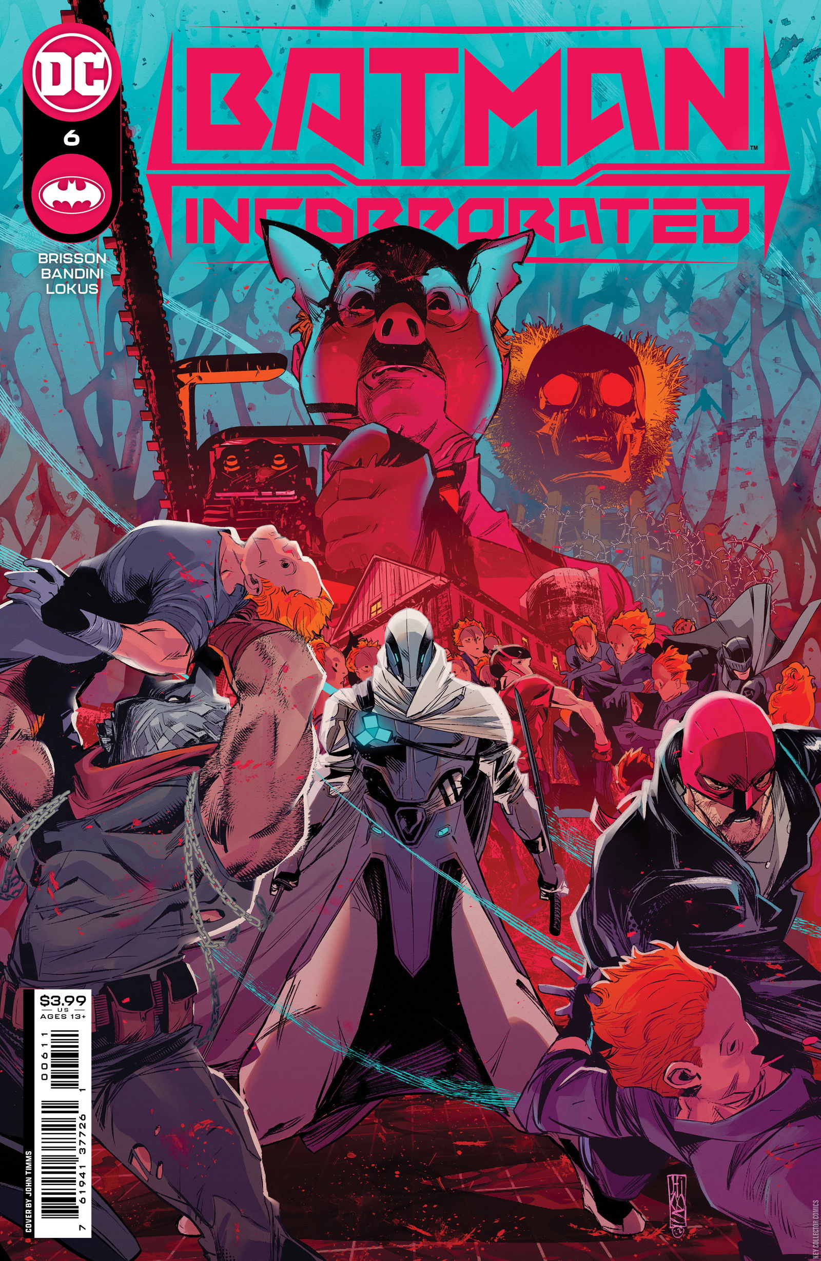 Cover art for Batman Incorporated #6