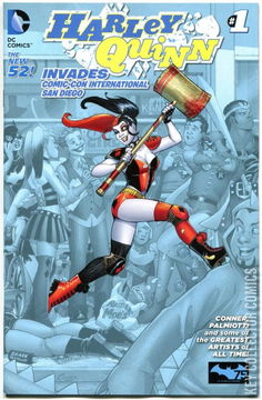 Variant Cover for Harley Quinn Invades Comic-Con International San Diego #1