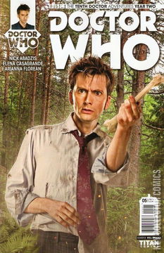Variant Cover for Doctor Who: The Tenth Doctor - Year Two #5