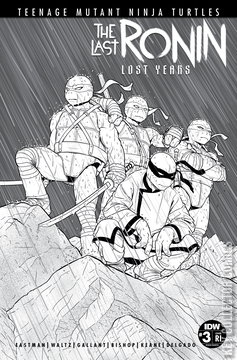 Variant Cover for Teenage Mutant Ninja Turtles: The Last Ronin – The Lost Years #3