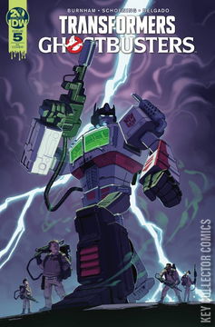 Variant Cover for Transformers / Ghostbusters #5