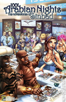 Variant Cover for 1001 Arabian Nights: The Adventures of Sinbad #2