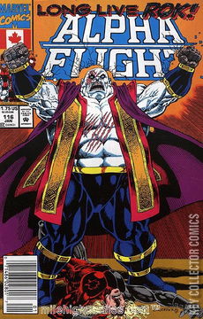 Variant Cover for Alpha Flight #116