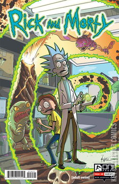 Variant Cover for Rick and Morty #4