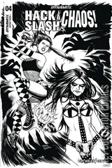 Variant Cover for Hack / Slash vs. Chaos #4