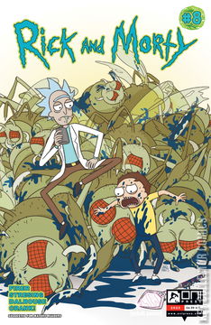 Variant Cover for Rick and Morty #8