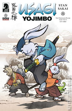 Variant Cover for Usagi Yojimbo: Ten Thousand Plums #4
