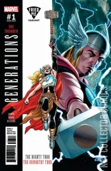Variant Cover for Generations: The Unworthy Thor & The Mighty Thor #1