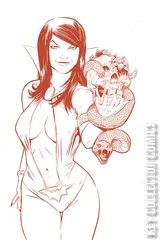 Variant Cover for Vampirella / Red Sonja #5