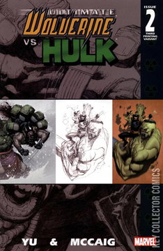 Variant Cover for Ultimate Wolverine vs. Hulk #2