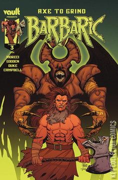 Variant Cover for Barbaric: Axe To Grind #3