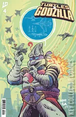 Variant Cover for Teenage Mutant Ninja Turtles x Godzilla #4
