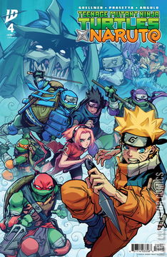 Variant Cover for Teenage Mutant Ninja Turtles / Naruto #4