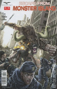 Variant Cover for Escape From Monster Island #5