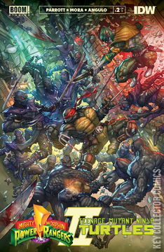 Variant Cover for Mighty Morphin Power Rangers / Teenage Mutant Ninja Turtles #3