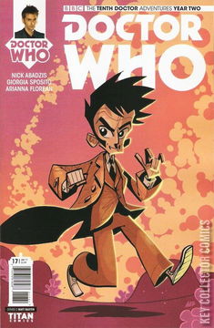 Variant Cover for Doctor Who: The Tenth Doctor - Year Two #17