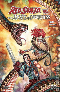 Variant Cover for Red Sonja vs. The Army of Darkness #2