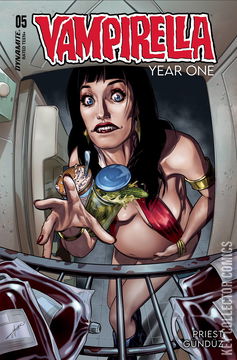 Variant Cover for Vampirella: Year One #5
