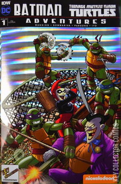 Variant Cover for Batman / Teenage Mutant Ninja Turtles Adventures #1