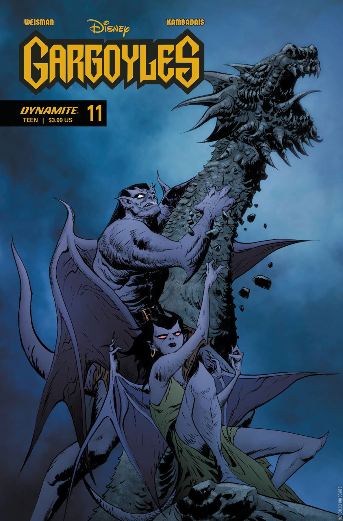 Variant Cover for Gargoyles #11