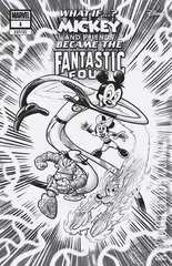 Variant Cover for What If?...Mickey and Friends Became the Fantastic Four #1