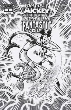 Variant Cover for What If?...Mickey and Friends Became the Fantastic Four #1