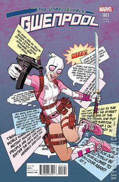 Variant Cover for Unbelievable Gwenpool #1