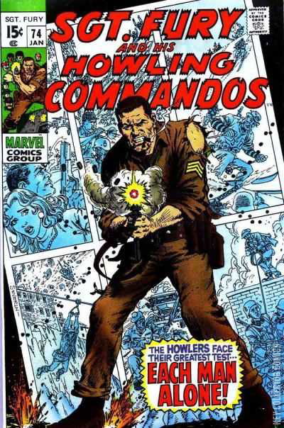 Cover art for Sgt. Fury and His Howling Commandos #74
