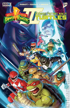 Variant Cover for Mighty Morphin Power Rangers / Teenage Mutant Ninja Turtles #2