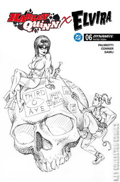 Variant Cover for Harley Quinn x Elvira #6