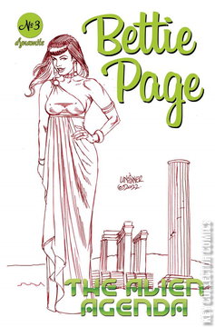 Variant Cover for Bettie Page: Alien Agenda #3