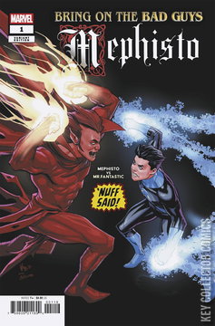 Variant Cover for Bring on the Bad Guys: Mephisto #1