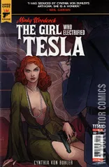 Cover for Minky Woodcock: The Girl Who Electrified Tesla #2